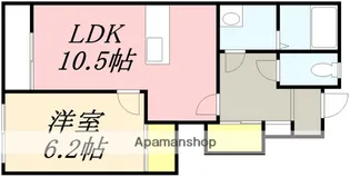 風音ハイツ【1階】の間取り