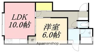 レクサス桔梗【202号室】の間取り