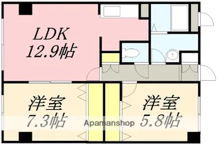 レジデンスkouei【4階】の間取り