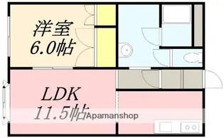 ハイツラポート【3階】の間取り