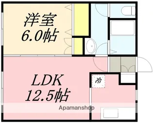 マンションドラペー【303号室】の間取り