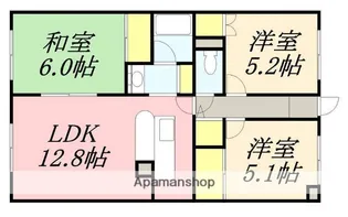 ハイム桔梗Ⅰ【401号室】の間取り