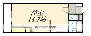 ハイム桔梗Ⅰ【406号室】の間取り