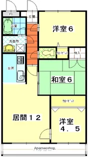 ファンデーションⅡ【303号室】の間取り