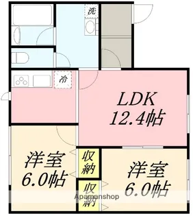 フォレストリーⅡ【101号室】の間取り