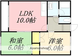 プロスパ【202号室】の間取り