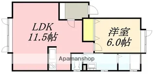 アッパーコースト追分【201号室】の間取り
