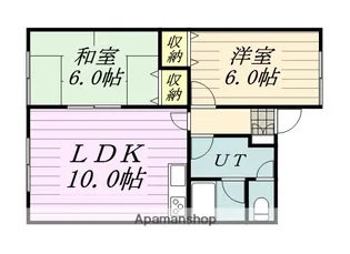 グットホーム追分【101号室】の間取り