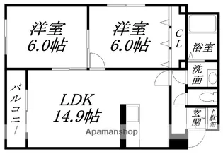 メモリーベル【101号室】の間取り