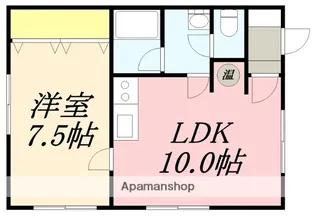 コーポユメ【201号室】の間取り