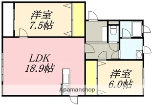 レジデンス・シーコーストⅠ【202号室】の間取り
