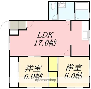 フォレストパークアネックスⅡ【302号室】の間取り