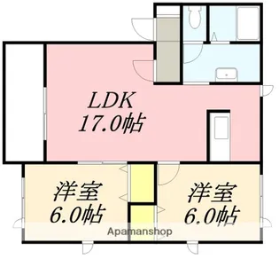 メゾン・ド・ジャポニズムⅡ【101号室】の間取り