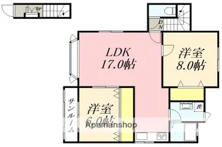 コーポさくら【201号室】の間取り