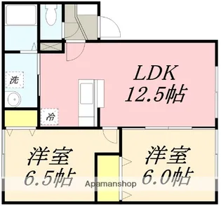 ウィルモア レラ【103号室】の間取り