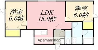 プリーズフィフティⅡ【203号室】の間取り