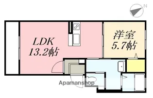 I JIES(アイジェス)【303号室】の間取り