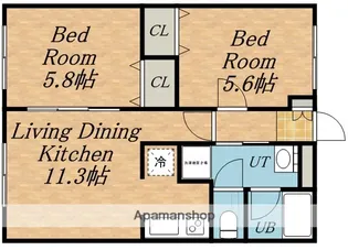 ステアSH【305号室】の間取り