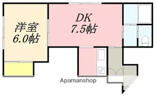 フローラルハウス【202号室】の間取り