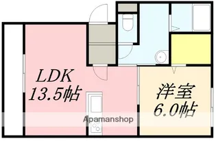 LAVIEDORⅡ(ラヴィドールⅡ)【304号室】の間取り