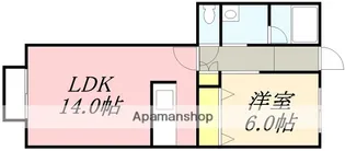レッドウッドハウス【203号室】の間取り