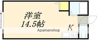 明石2号館【205号室】の間取り