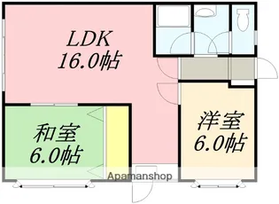 オーシャンパレス【103号室】の間取り