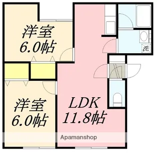 セブンヒルズ【103号室】の間取り