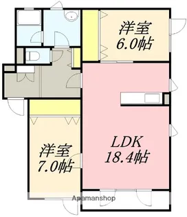 M・ルミノス【204号室】の間取り