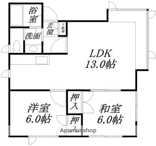 エコーマンションNO.1【101号室】の間取り