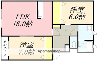 セピア七重浜【303号室】の間取り