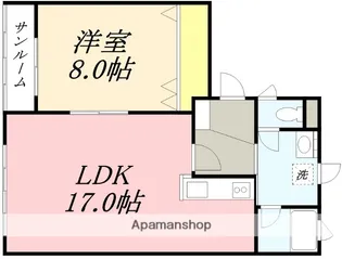 セピア七重浜【305号室】の間取り