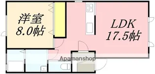 セピア七重浜ⅢA棟【202号室】の間取り