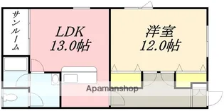 メゾンアツミ【102号室】の間取り