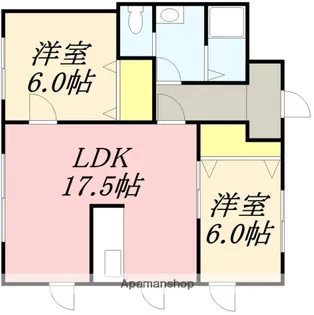 ルカ七重浜【101号室】の間取り