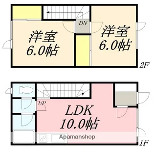 コスモ東浜【103号室】の間取り