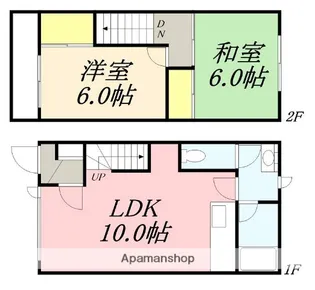 メゾン東浜【102号室】の間取り