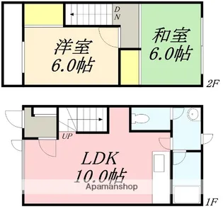 メゾン東浜【1階】の間取り