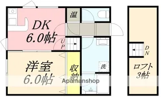 リージングサン【A号室】の間取り