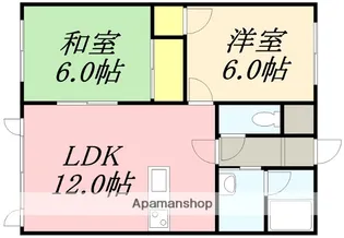 Pシャトー【302号室】の間取り