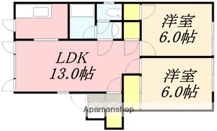 美原エクセレント【201号室】の間取り