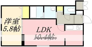 アルボラァダ美原【403号室】の間取り