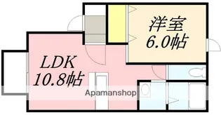 エステートパインビュー【C号室】の間取り