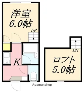 セブンスコート美原【2D号室】の間取り