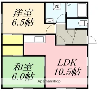 トレンディ美原【202号室】の間取り