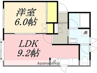 マンションサンシティーⅡ【202号室】の間取り