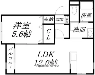 MERRY PINO(メリーピーノ)【402号室】の間取り