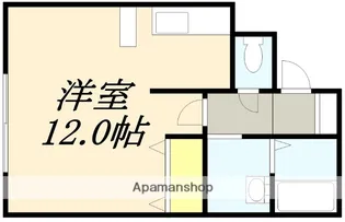 ラフォレ美原【205号室】の間取り