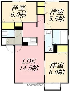 ロイヤルS&E(ロイヤルエスアンドイー)【202号室号室】の間取り