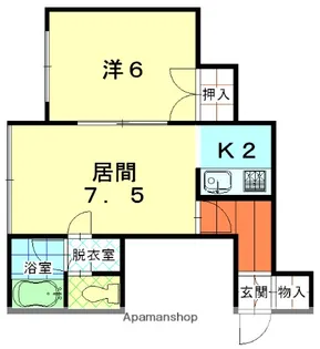もみの木ハウスA【2階】の間取り
